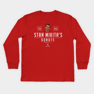 Stan Mikita's Donuts Kids Long Sleeve T-Shirt